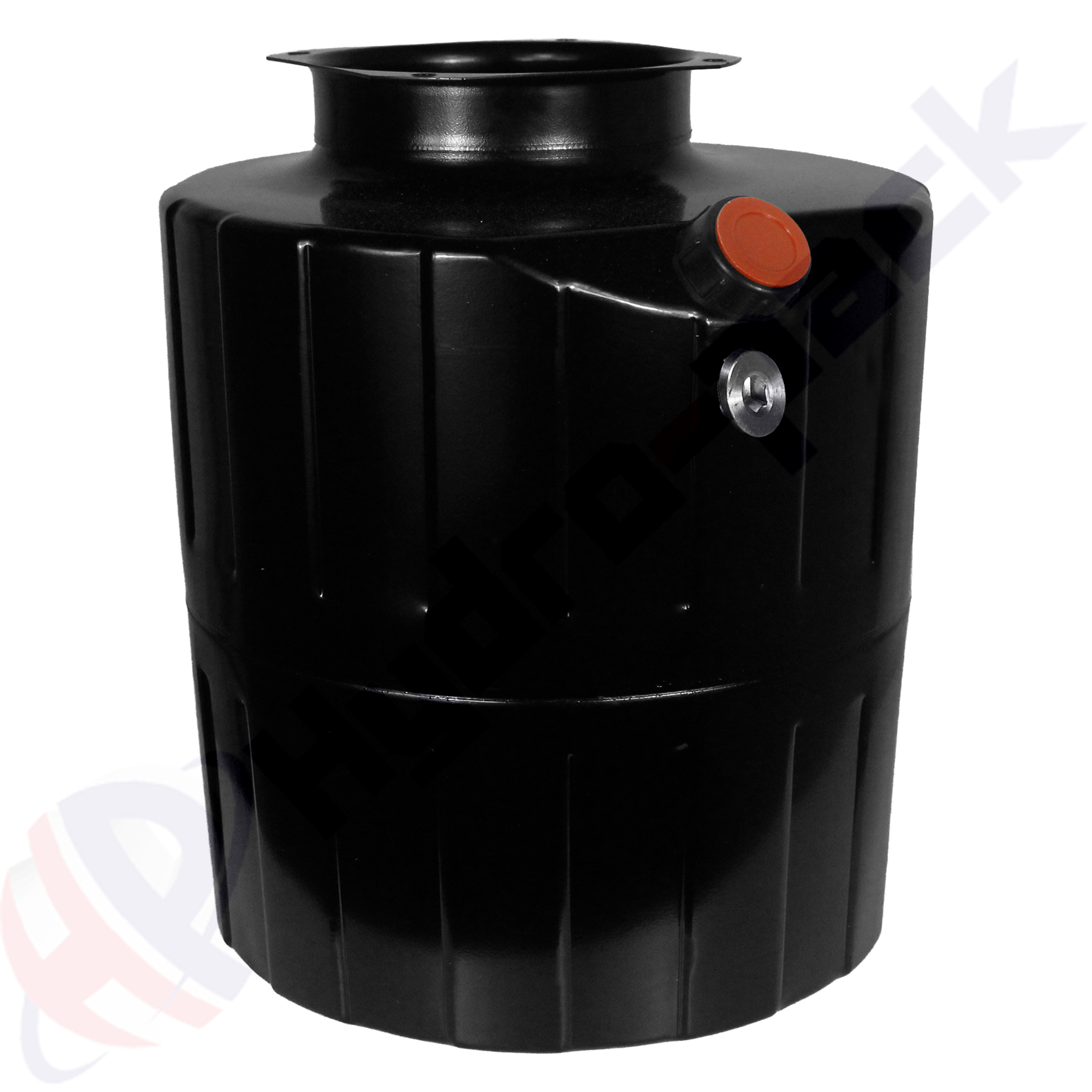 30 liter, cylinder, vertical steel tank