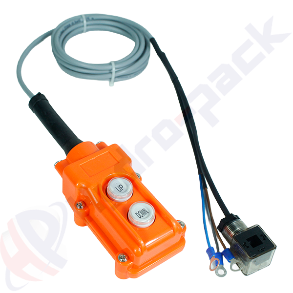 HP-RC-2/SA-2.5C, Remote Control with 2.5 Meter Cable and 2 Buttons Single Acting