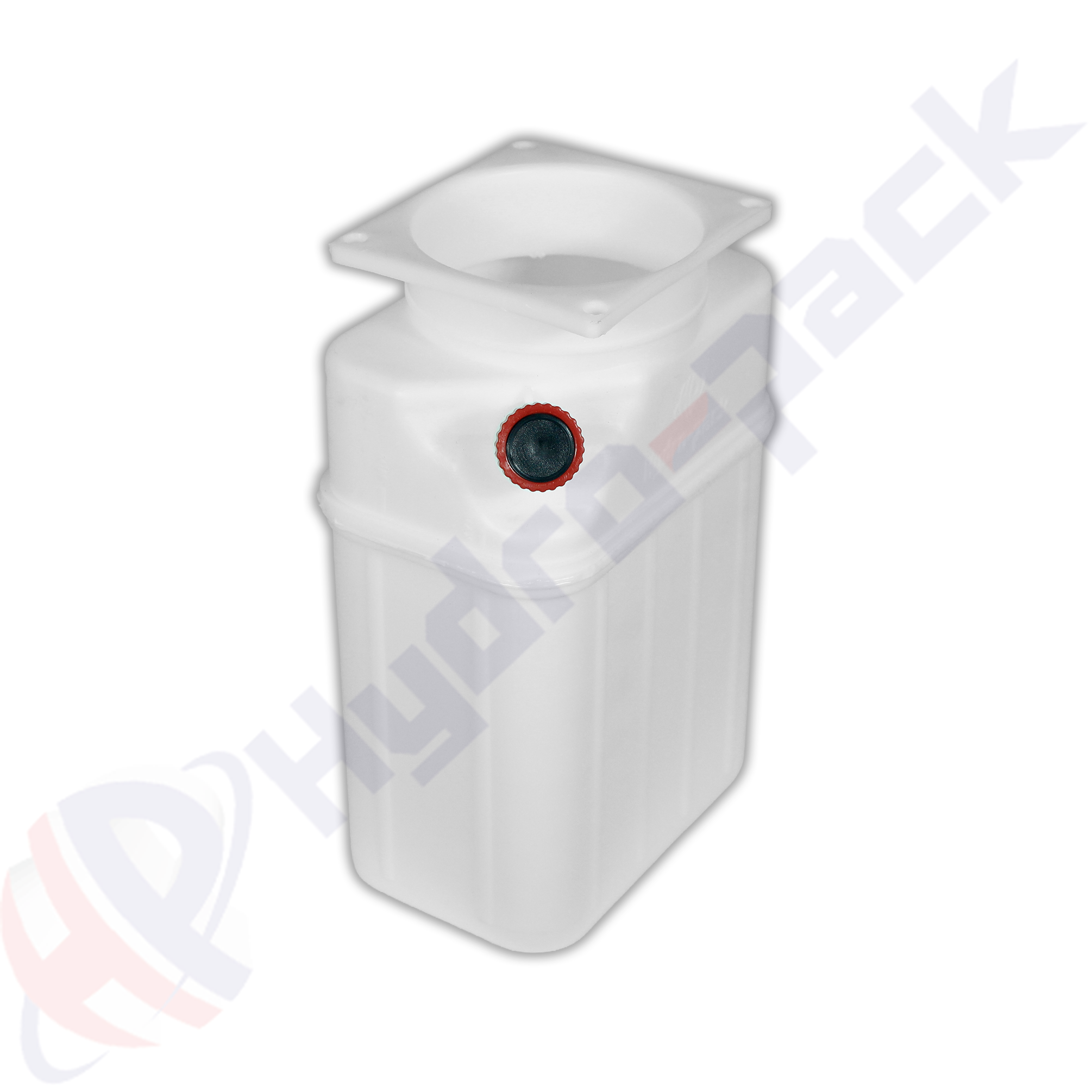 1,5 liter, horizontal plastic tank