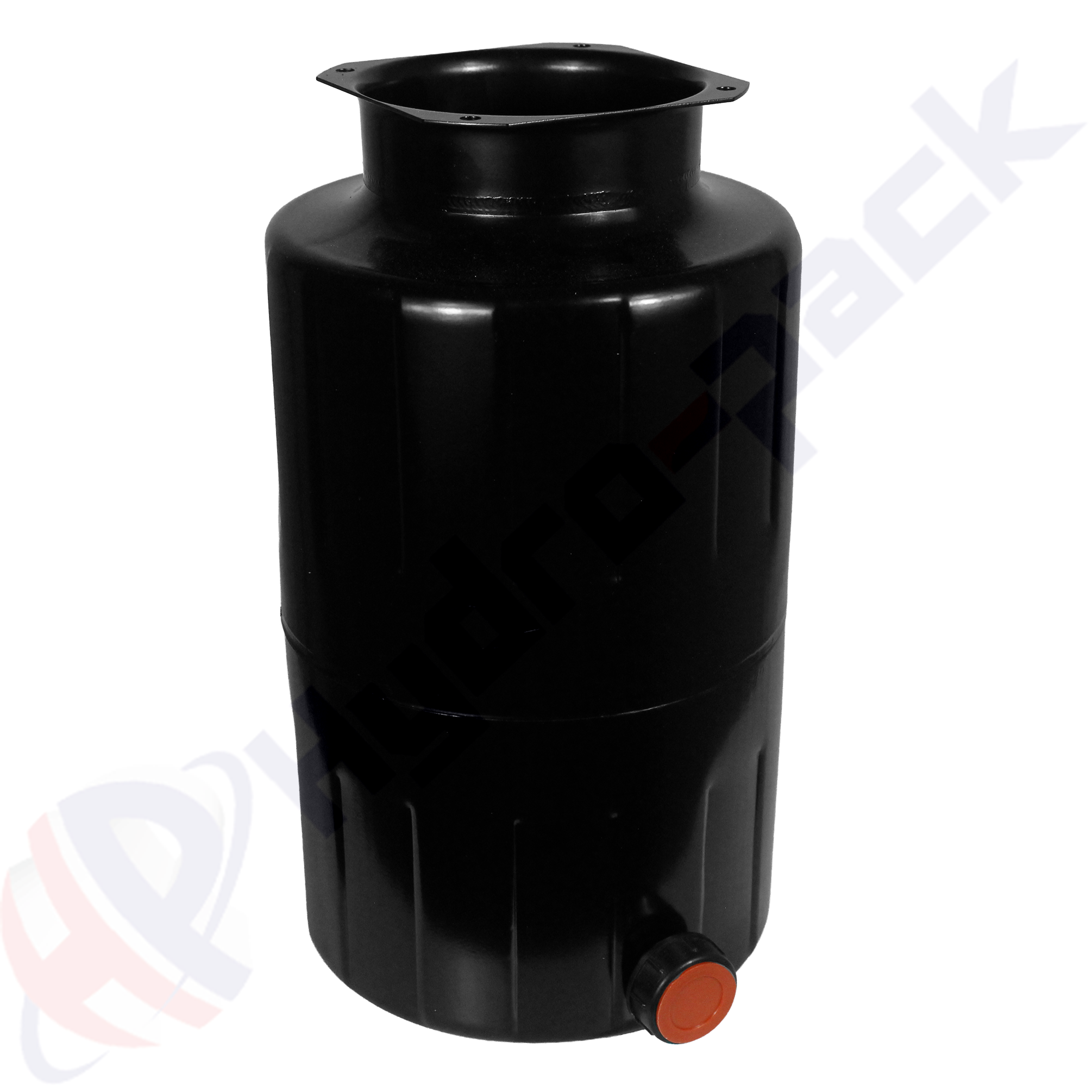 8 liter, cylinder, horizontal steel tank