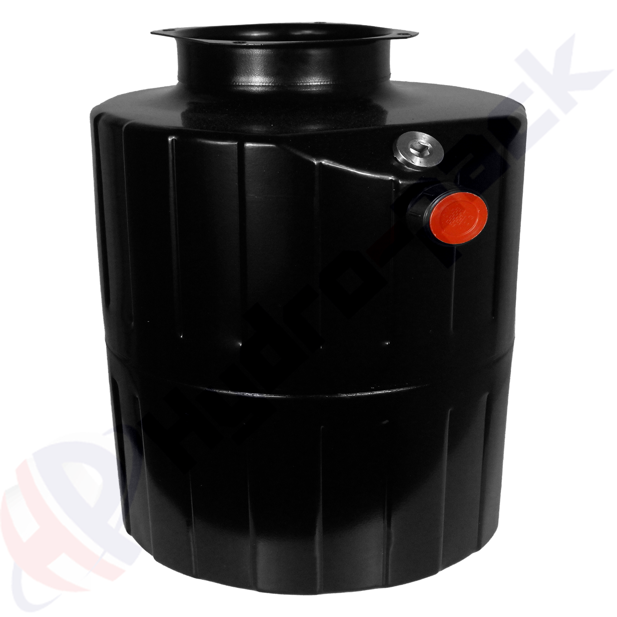 30 liter, cylinder, horizontal steel tank