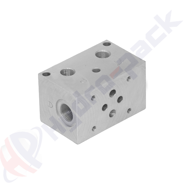 A05 Block for NG6 Solenoid Valve with Pilot Checks